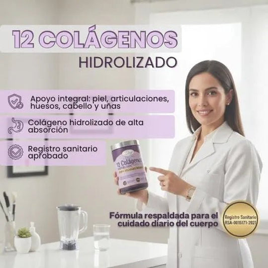 12 Colágenos Hidrolizado - Pleyer