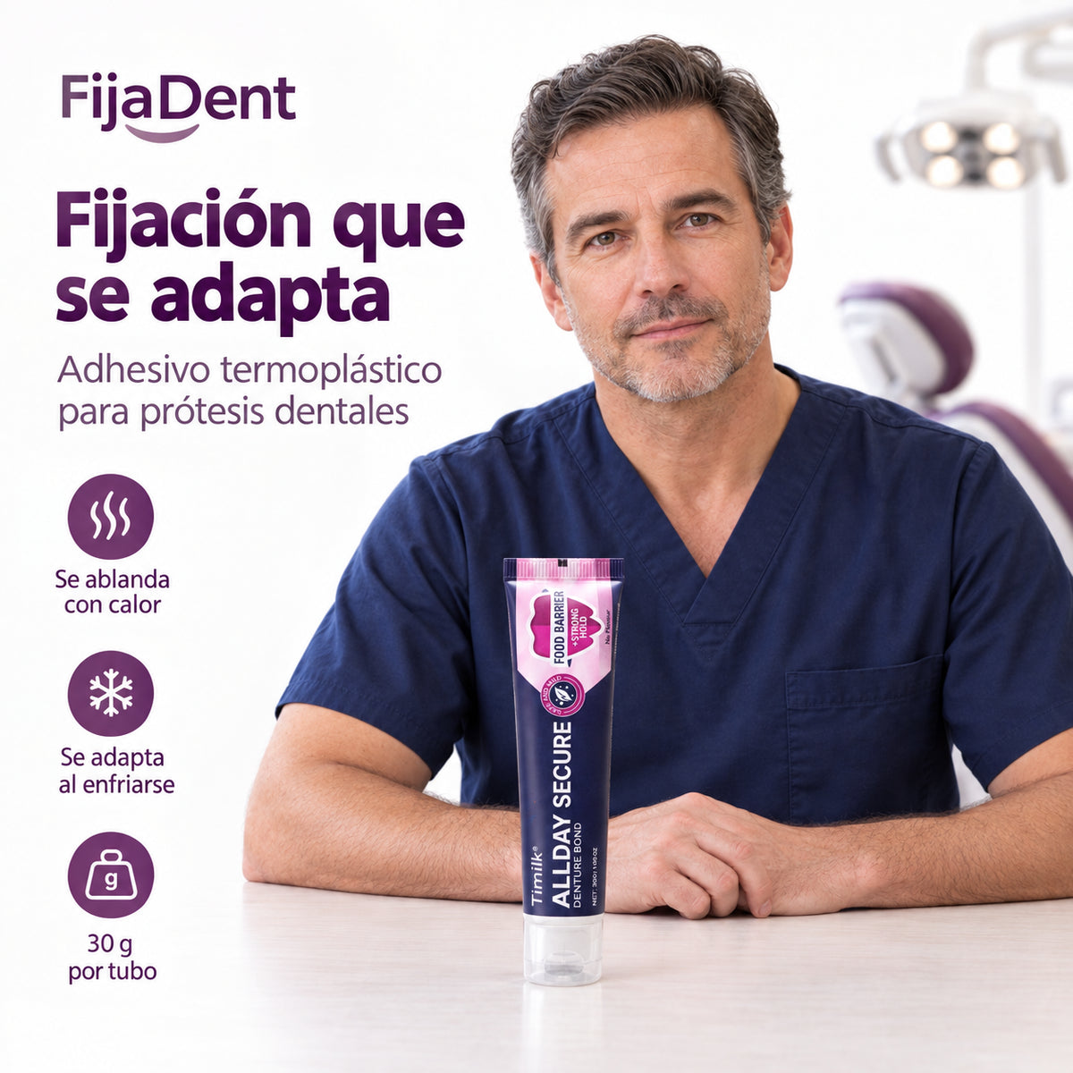 FijaDent: fijación que se adapta