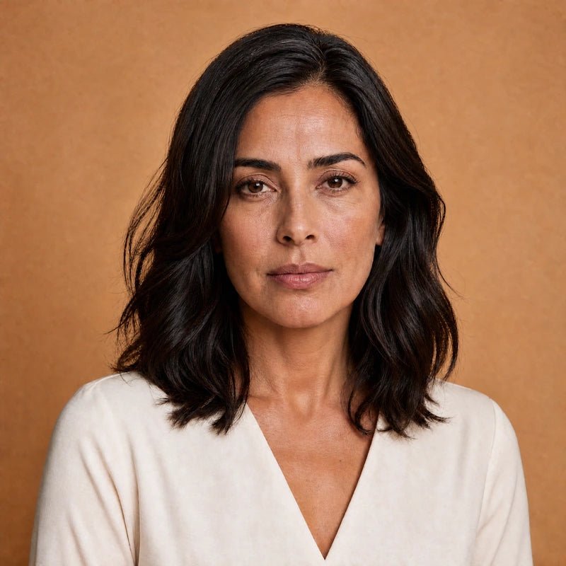 Retrato de referencia visual antes de incorporar la rutina de cuidado facial