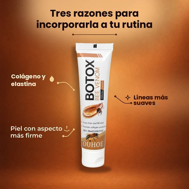 Botox Bee Venom y tres razones para incorporarla a la rutina: colágeno y elastina, líneas más suaves y piel con aspecto más firme