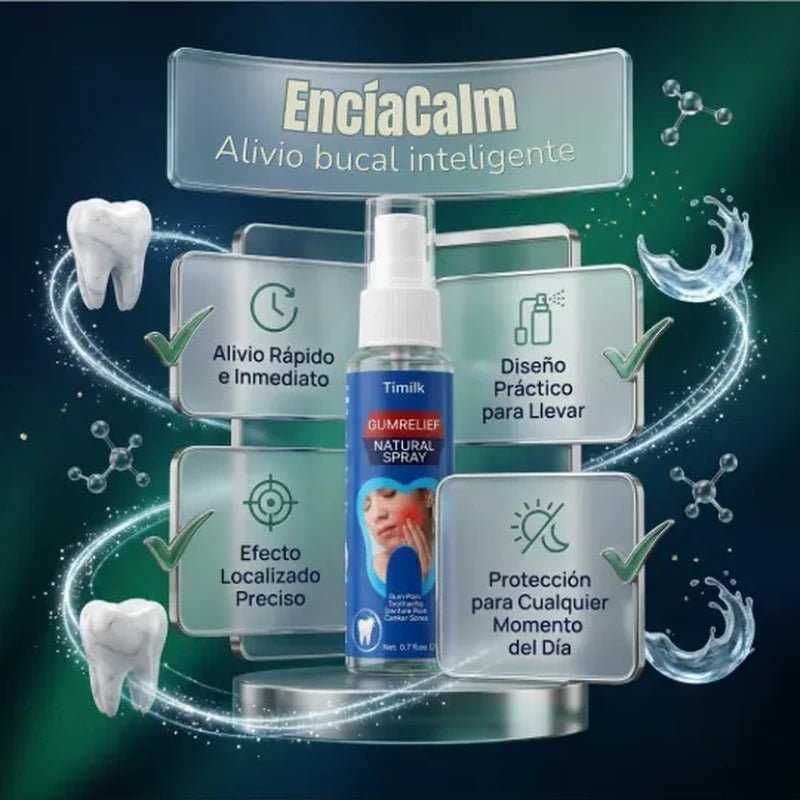EncíaCalm para alivio rápido e inmediato, diseño práctico, efecto localizado y protección para usar en cualquier momento